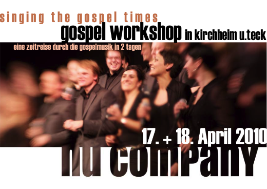 singing the gospel times - Workshop-Wochenende